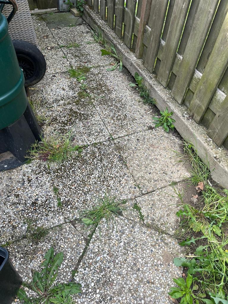 7,5m2 50x50 Terrastegels met grindstructuur, Tuin en Terras, Ophalen, Zo goed als nieuw, Beton, Terrastegels