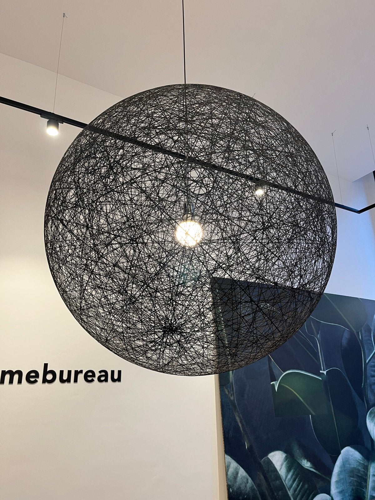 Moooi Random Light II hanglamp Large - Zwart - Ø 105 cm, Ophalen, Zo goed als nieuw, Kunststof, E27 (groot)