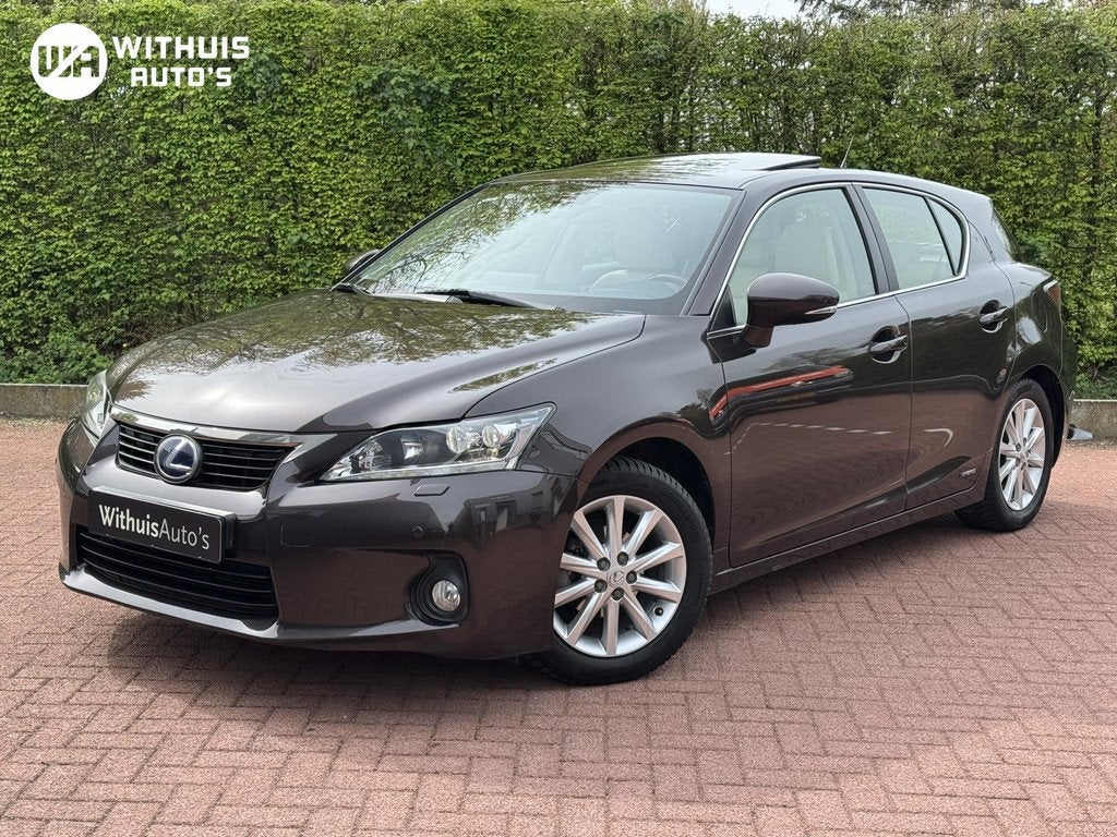 Lexus CT 200h Luxury Stuurverwarming MarkLevinson Houten stu, Auto's, Lexus, Euro 5, 136 pk, Gebruikt, 4 cilinders