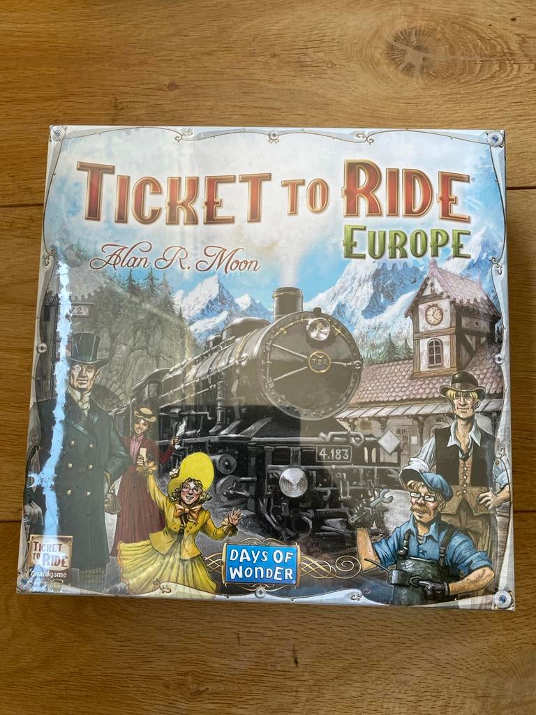 Ticket to Ride Europe, Hobby en Vrije tijd, Gezelschapsspellen | Bordspellen, Drie of vier spelers, Ophalen of Verzenden, Nieuw
