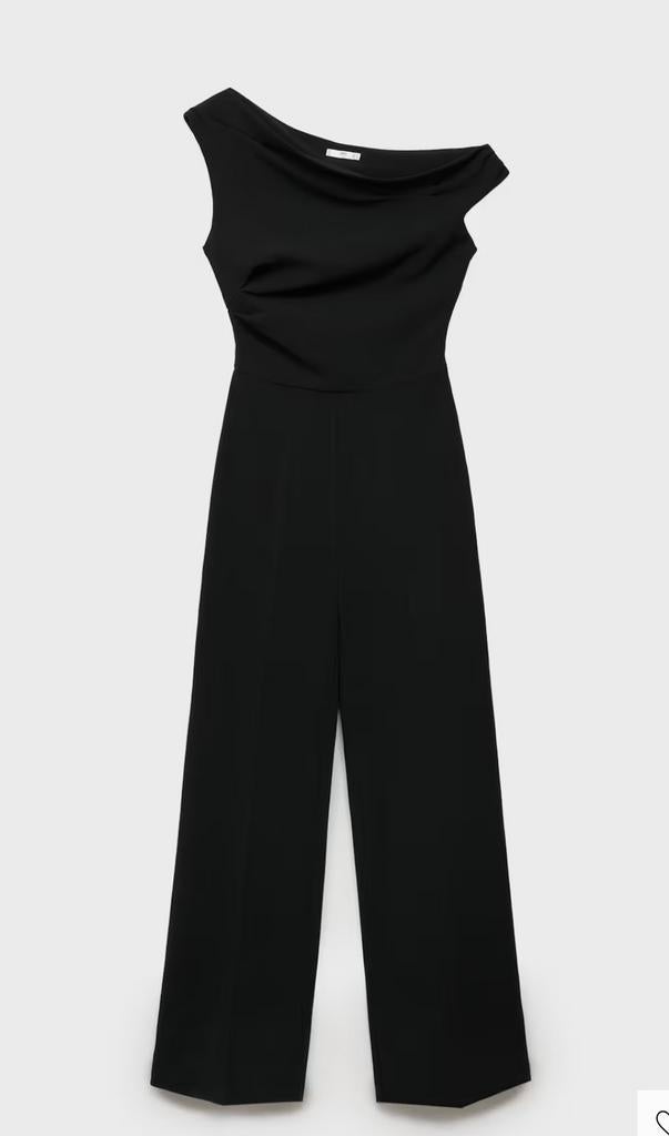 Jumpsuit Mango, Verzenden, Zo goed als nieuw, Maat 34 (XS) of kleiner, Zwart