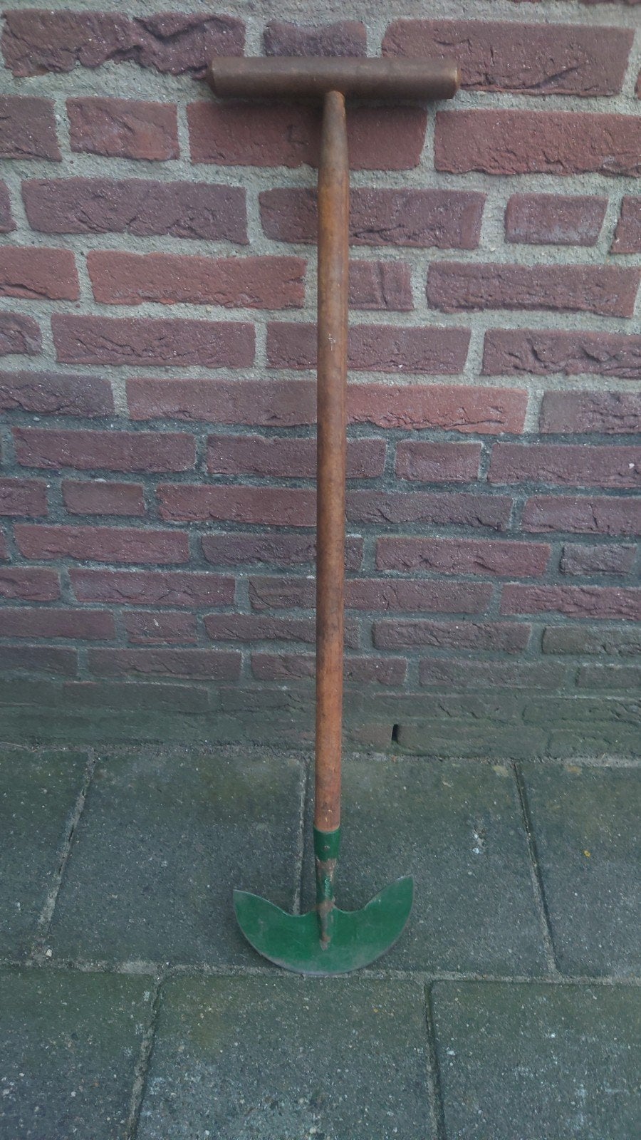 kantensteker met steel, Ophalen
