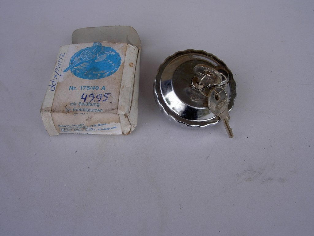cawi tank dop chroom met 2 sleuteltjes en doosje, Ophalen of Verzenden, Nieuw, Tank
