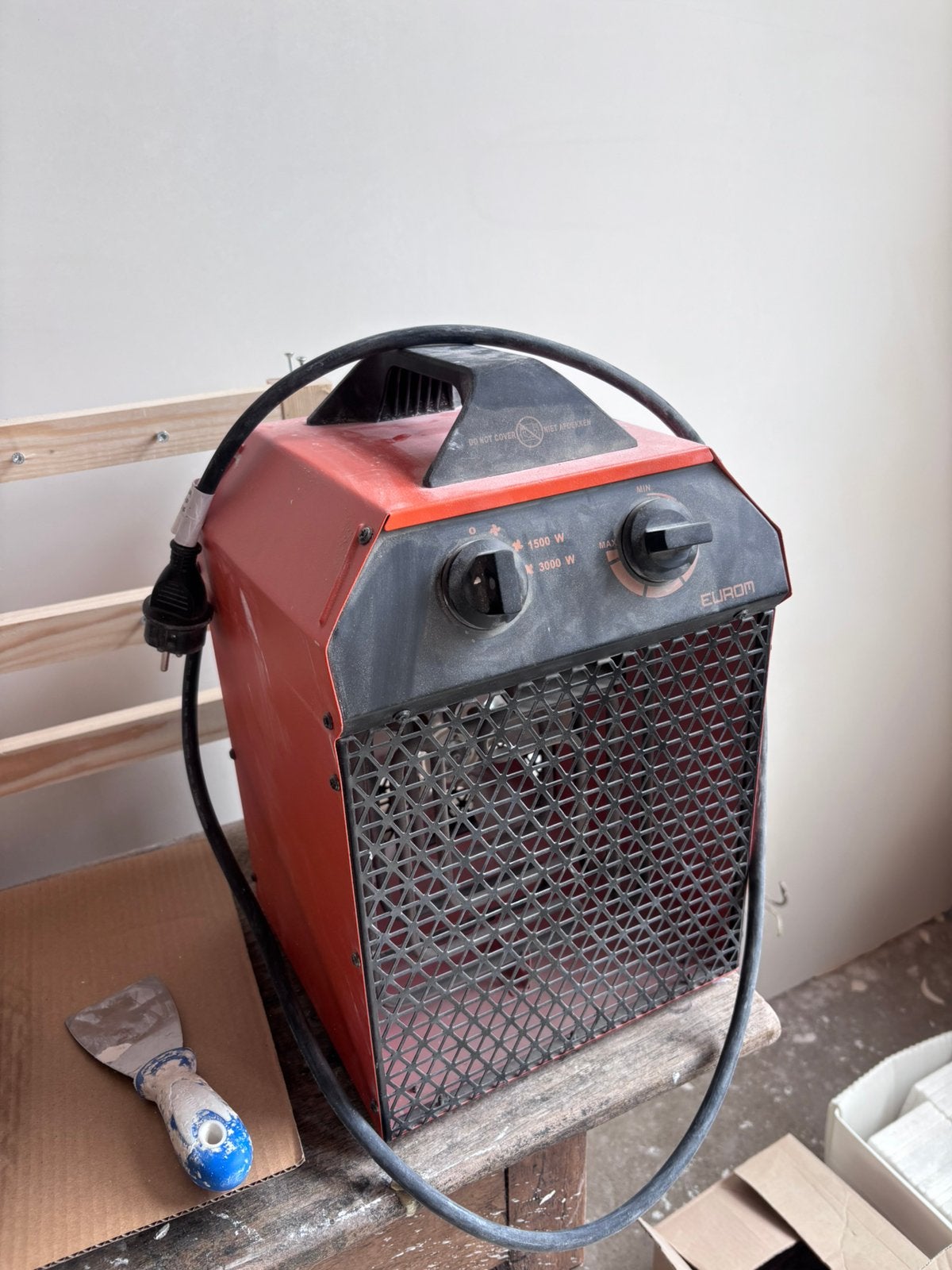 Eurom Heater 3000W, Ophalen, Zo goed als nieuw, 250 ampère of meer, Elektroden
