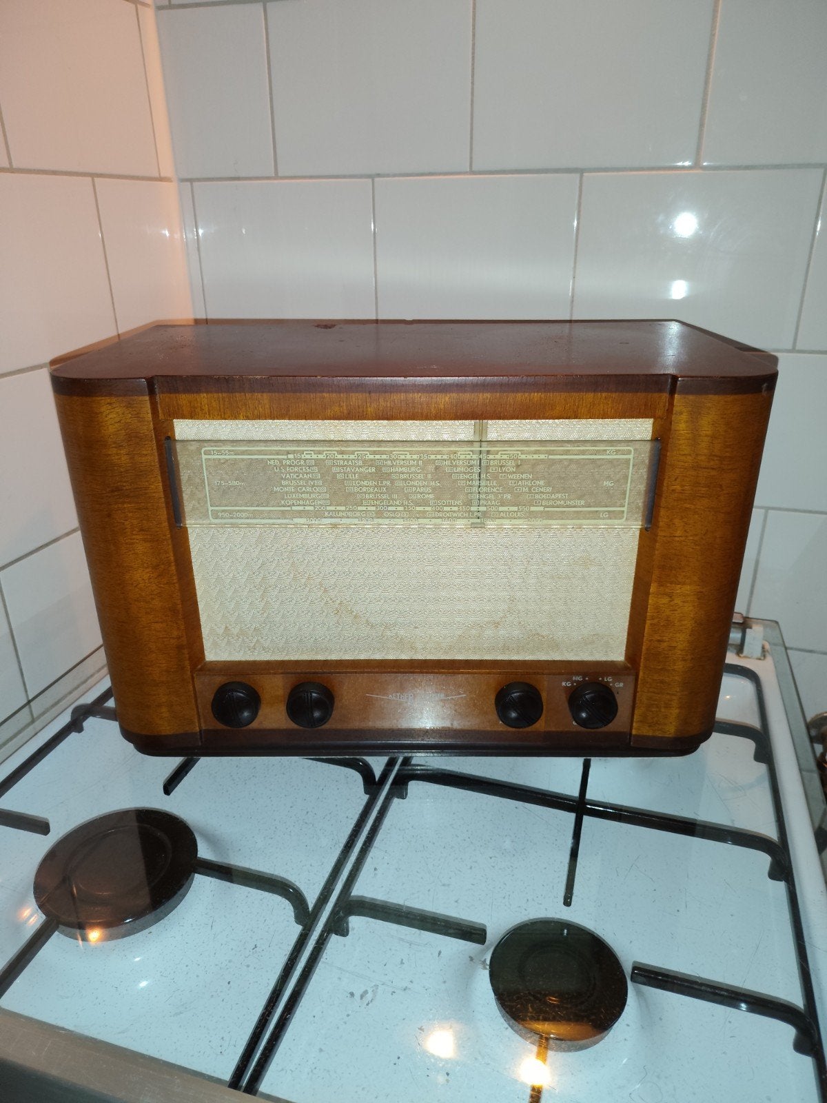 Vintage AK 1501 buizenradio - Klassieke radio, Ophalen, Gebruikt, Radio