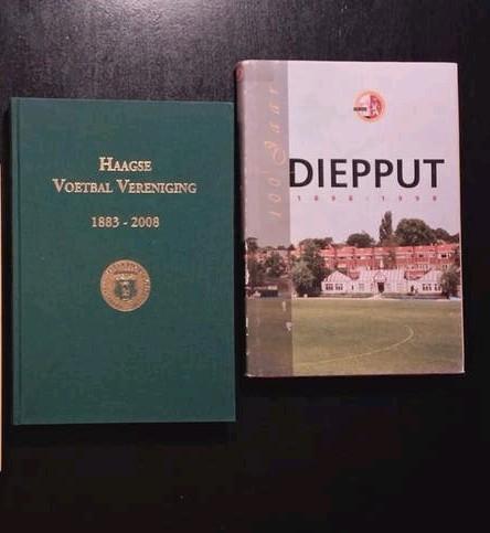 2 Jubileumboeken HVV Den Haag., Verzamelen, Ophalen of Verzenden, Zo goed als nieuw, Overige binnenlandse clubs, Boek of Tijdschrift