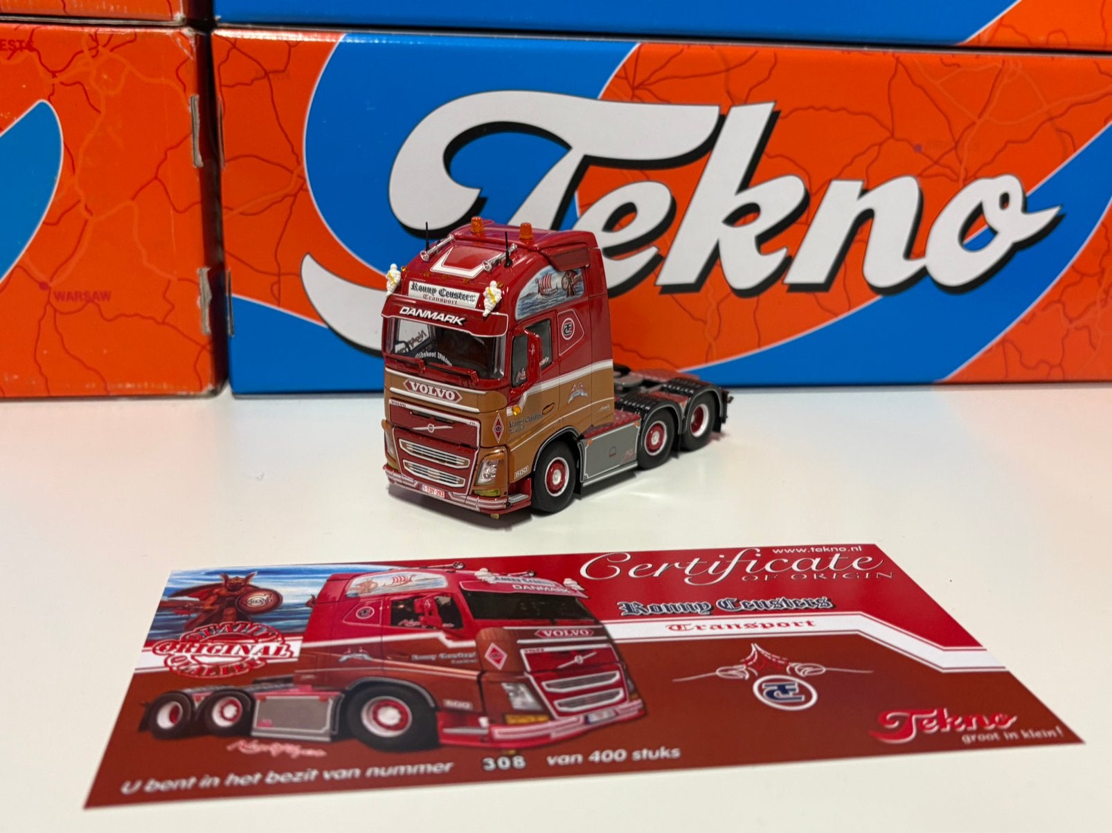 Tekno Ceusters, Hobby en Vrije tijd, Modelauto's | 1:50, Ophalen of Verzenden, Zo goed als nieuw, Bus of Vrachtwagen, Tekno