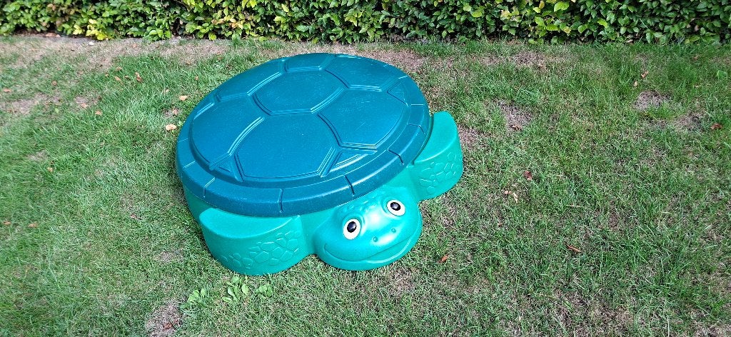 Zandbak schildpad little tikes, Kinderen en Baby's, Speelgoed | Buiten | Zandbakken, Ophalen, Zo goed als nieuw