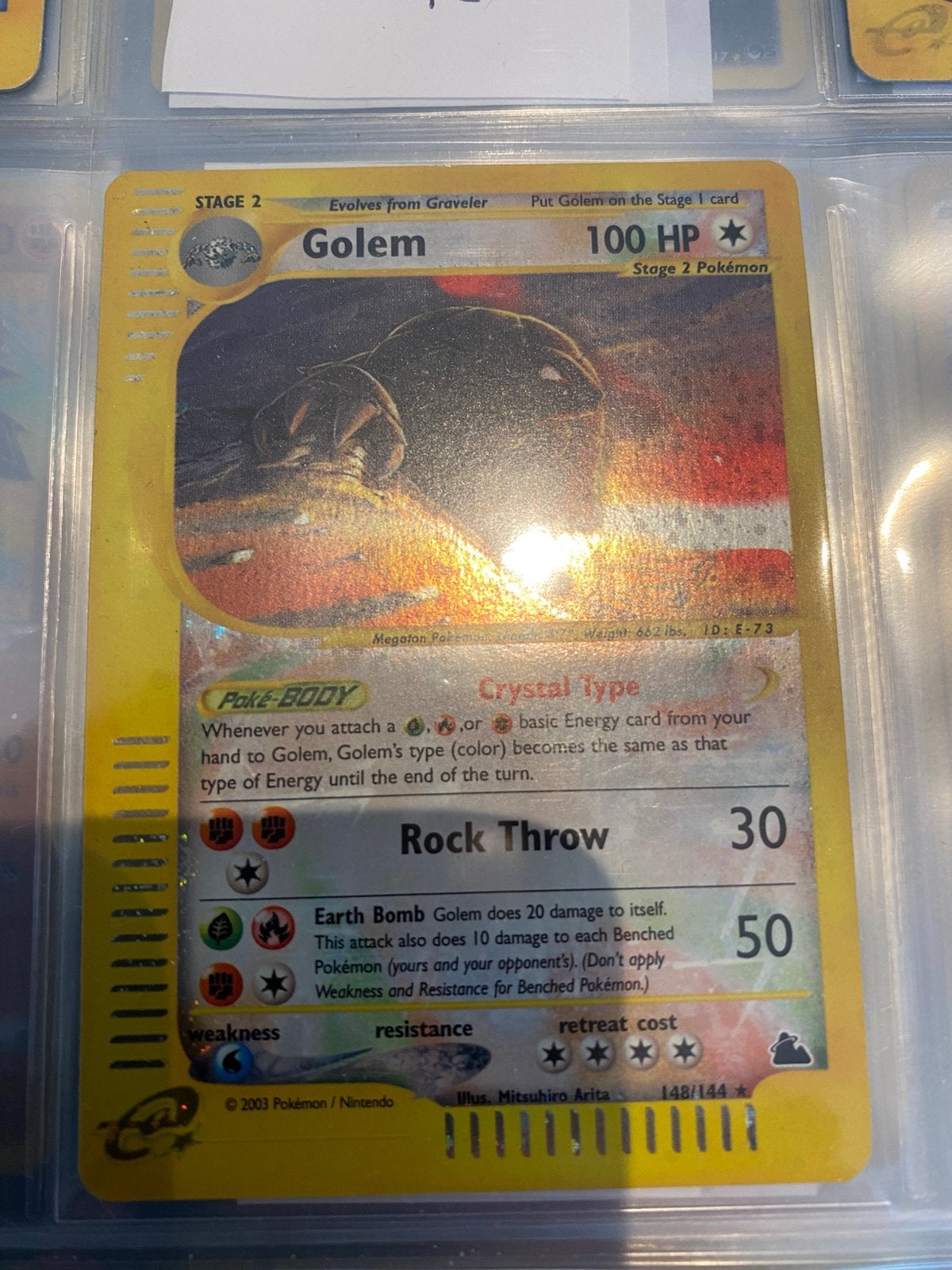 Crystal Golem Holo, Ophalen of Verzenden, Zo goed als nieuw