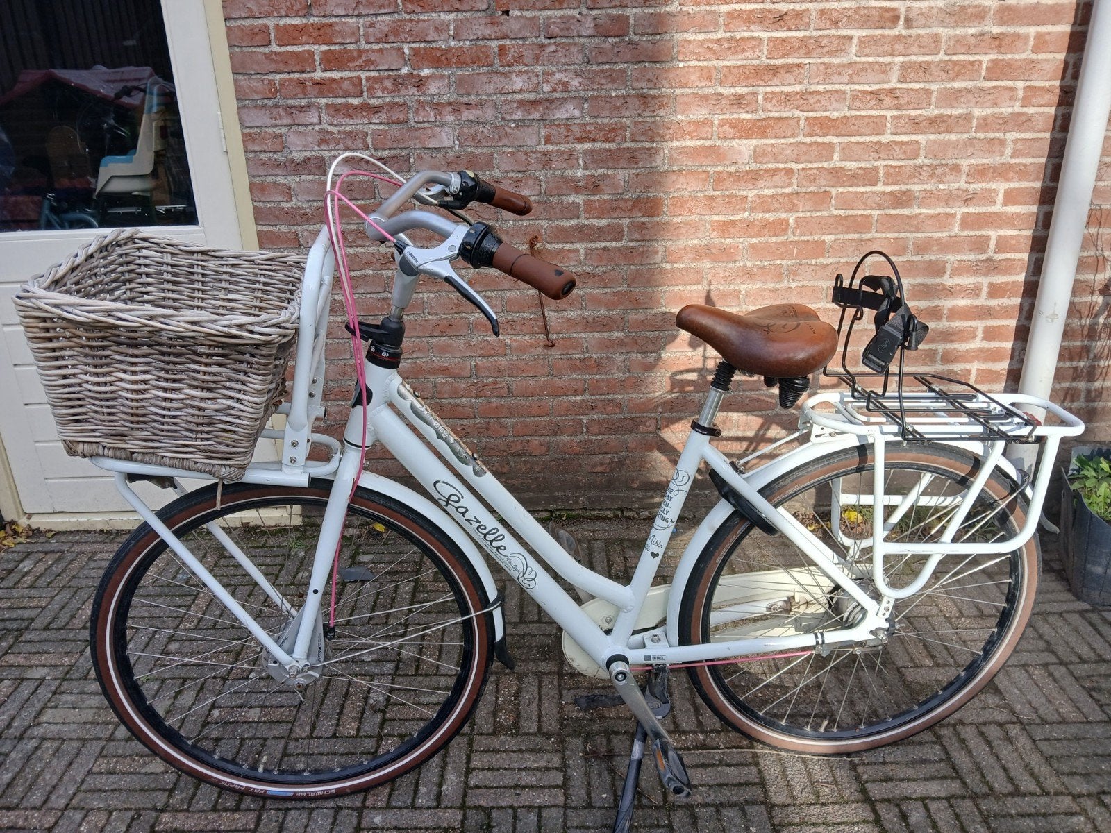 Gazelle Miss Grace damesfiets met 7 versnellingen, Fietsen en Brommers, Ophalen, Gebruikt, Velgrem, 47 tot 50 cm