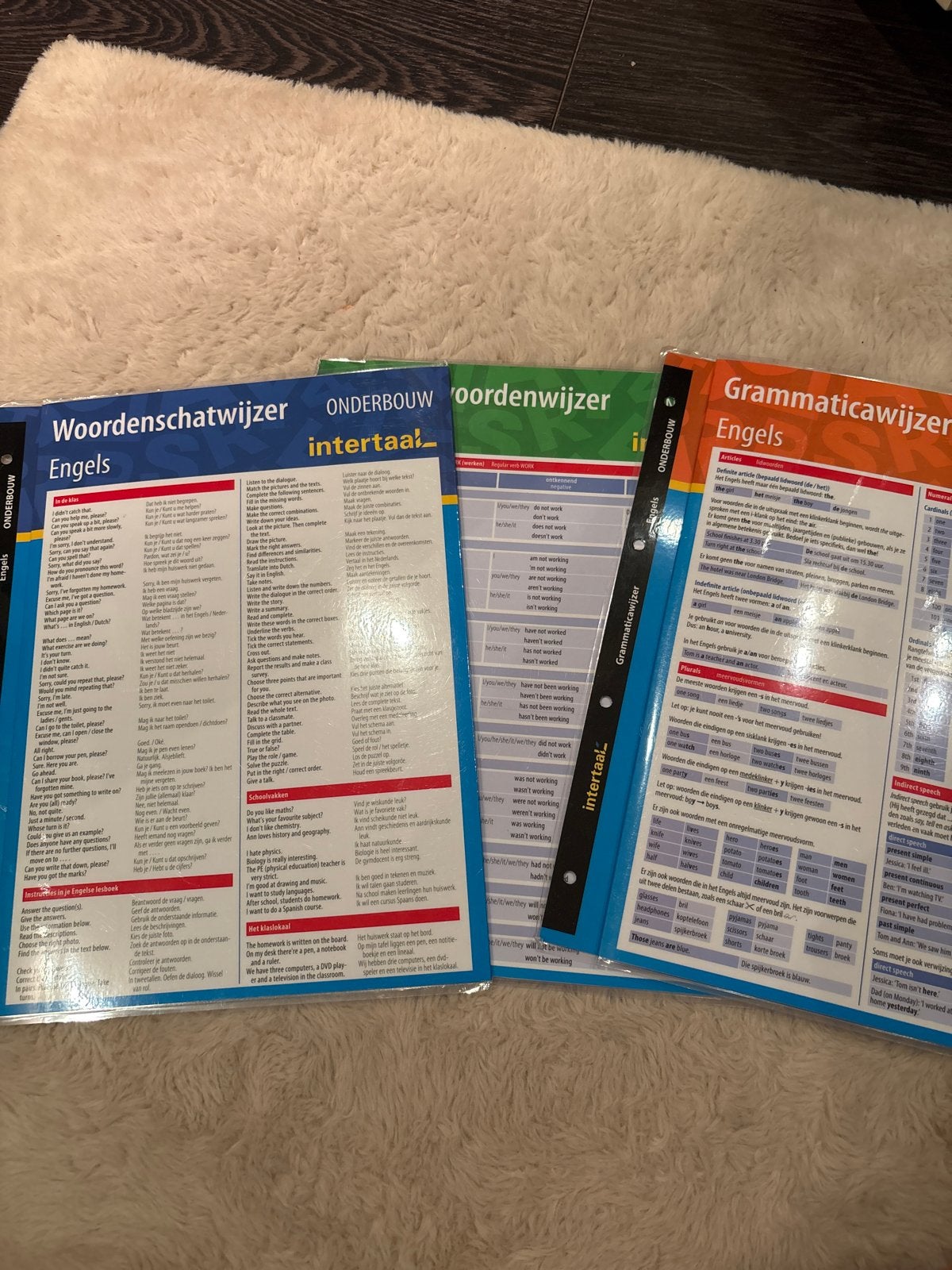 Woordenschatwijzer, Werkwoordwijzer, Grammaticawijzer Engels, Ophalen of Verzenden, Zo goed als nieuw, Non-fictie
