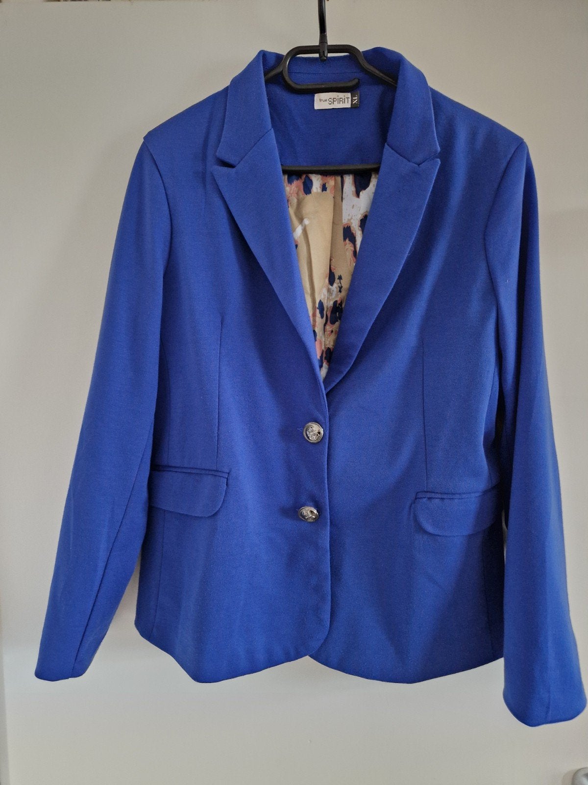 mooi hart blauw colber jasje maat xl, Ophalen of Verzenden, Zo goed als nieuw, Maat 46/48 (XL) of groter, Blauw