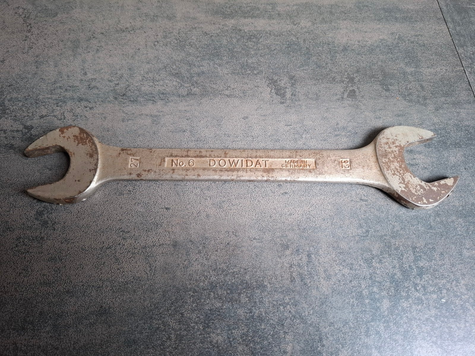 "Dowidat" Dubbele steeksleutel. No.6. 27-32mm., Auto diversen, Ophalen of Verzenden, Gebruikt