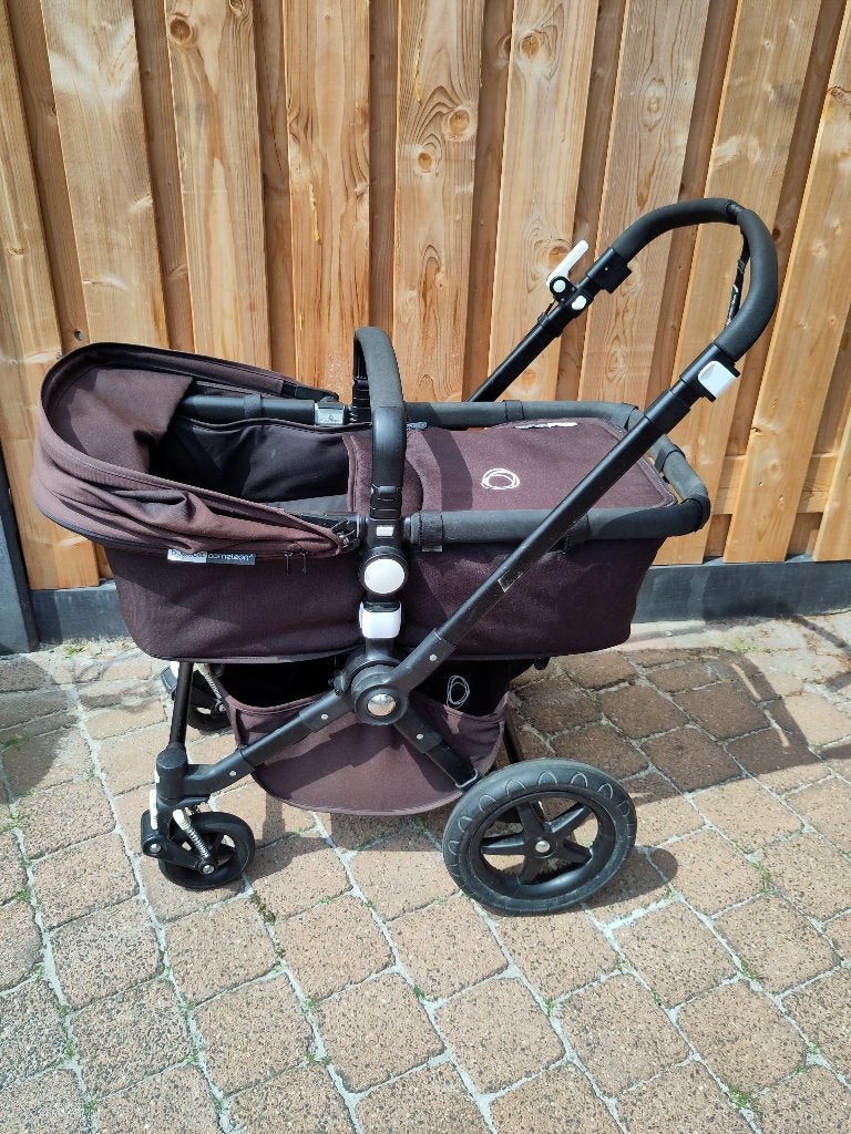 Bugaboo Cameleon 3 met zwart frame, Kinderen en Baby's, Kinderwagens en Combinaties, Bugaboo, Zo goed als nieuw, Verstelbare duwstang