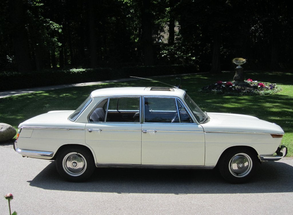 BMW 2000 2.0 TI LUX 1968 Wit (met schuifdak), Achterwielaandrijving, Overige modellen, 4 cilinders, Open dak