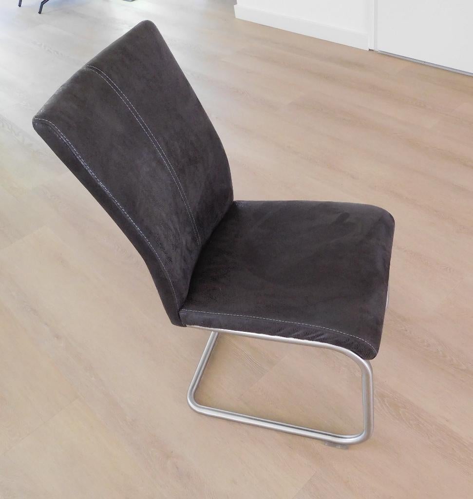 twee eetkamerstoelen, Ophalen, Gebruikt, Twee, Bruin