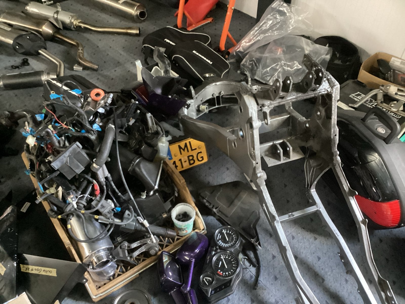 Onderdelen Kawasaki ZZR 1100 - Diverse Gebruikte Items, Ophalen of Verzenden, Gebruikt