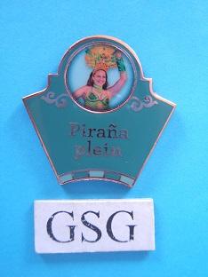 Zeven Pleinen Festijn 2013 – Pirañaplein nr. EPP291-02, Verzamelen, Efteling, Zo goed als nieuw, Button of Speldje, Ophalen of Verzenden