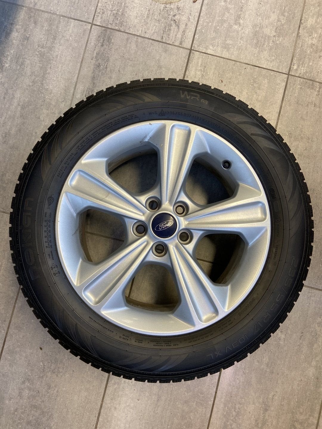 Nieuwe velgen met Gebuikte Nokian winter banden., Gebruikt, -, -, Banden en Velgen