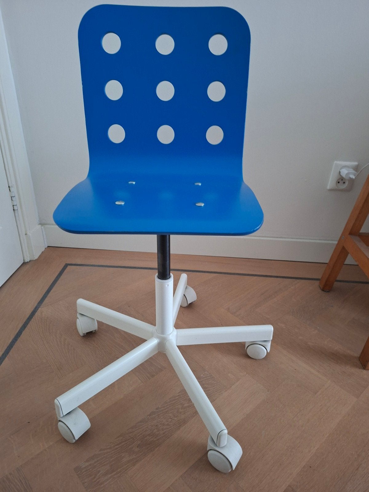 bureaustoel hout, ikea, Ophalen, Gebruikt, Wit, Bureaustoel