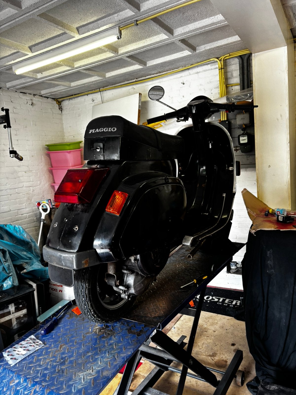 Vespa pk50s 2t 1982, Ophalen