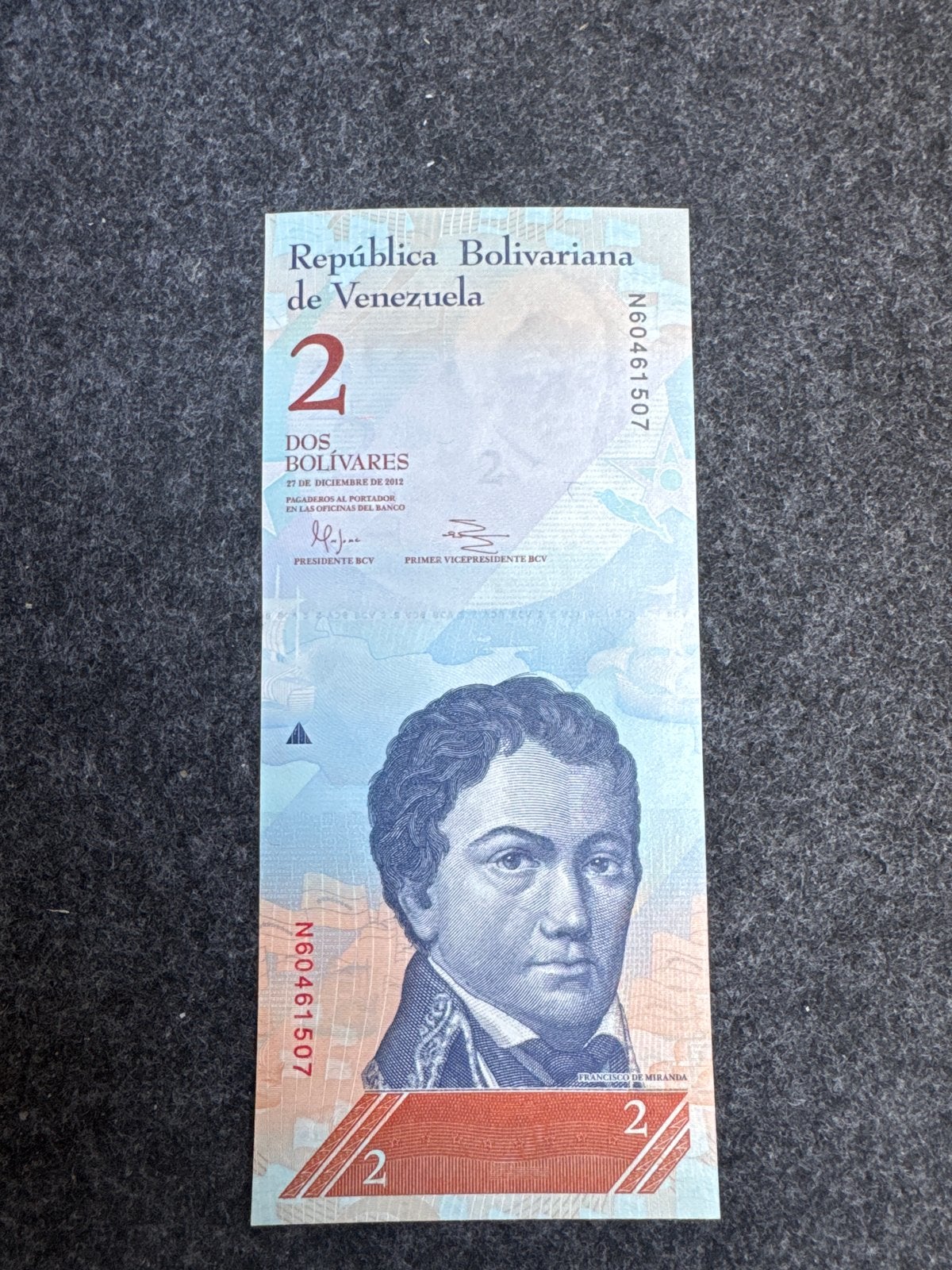 2 Bolívar biljet uit Venezuela (2012), Ophalen of Verzenden, Zuid-Amerika, Los biljet