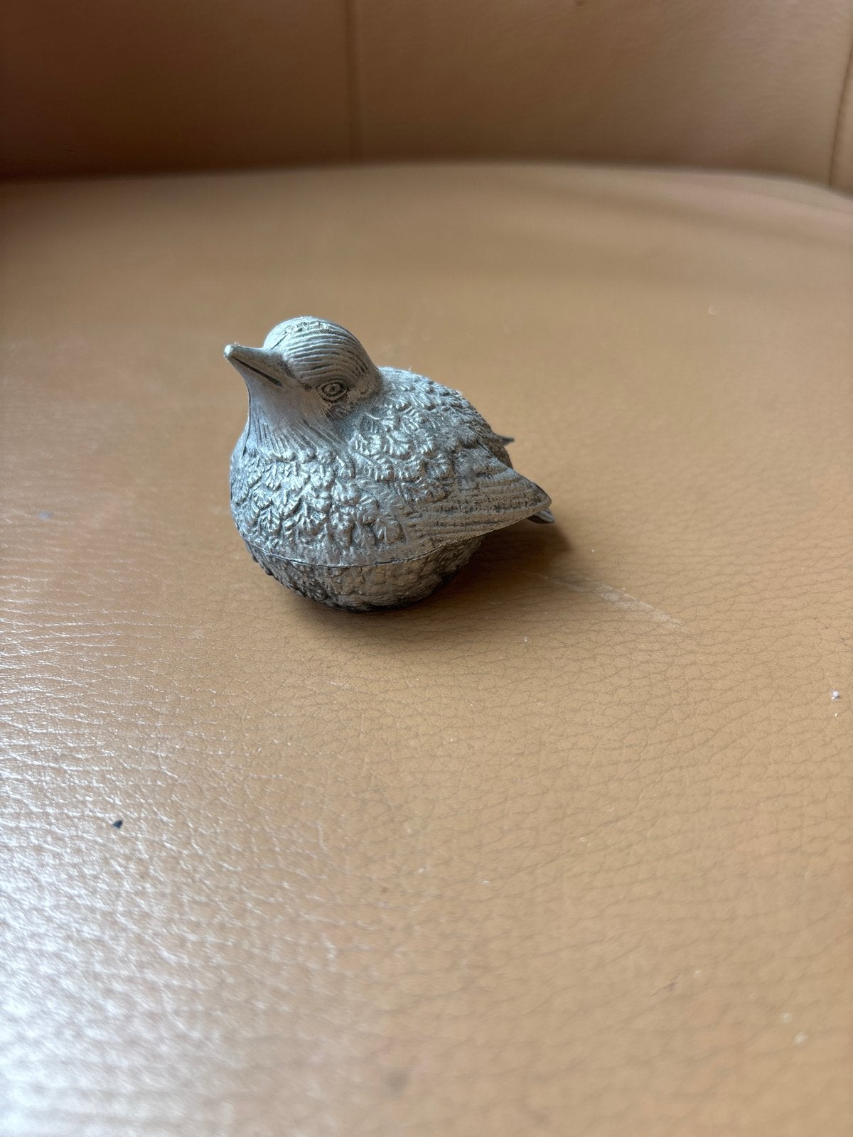 Vintage vogel beeldje - zoutvaatje, Ophalen of Verzenden, Gebruikt
