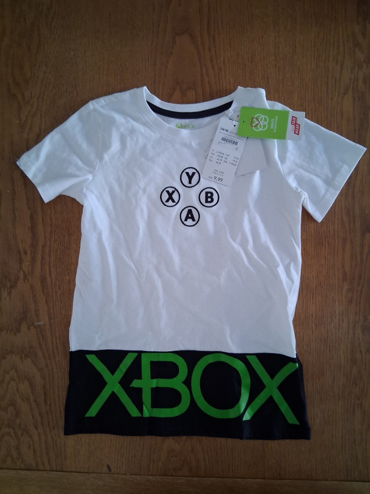 XBOX t-shirt NIEUW met kaartje maat 128, Kinderen en Baby's, Kinderkleding | Maat 128, Nieuw, Jongen of Meisje, Shirt of Longsleeve