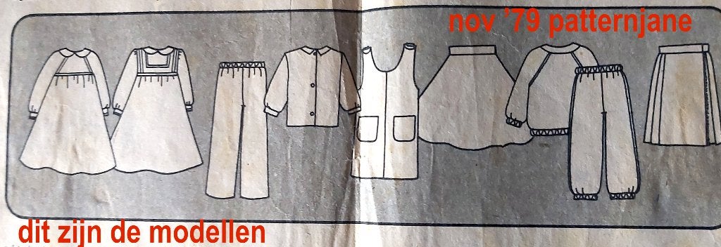 Patronenblad voor Marion poppenkleding (uit nov. 1979), Marion, Overige typen, Verzenden, Vrouw