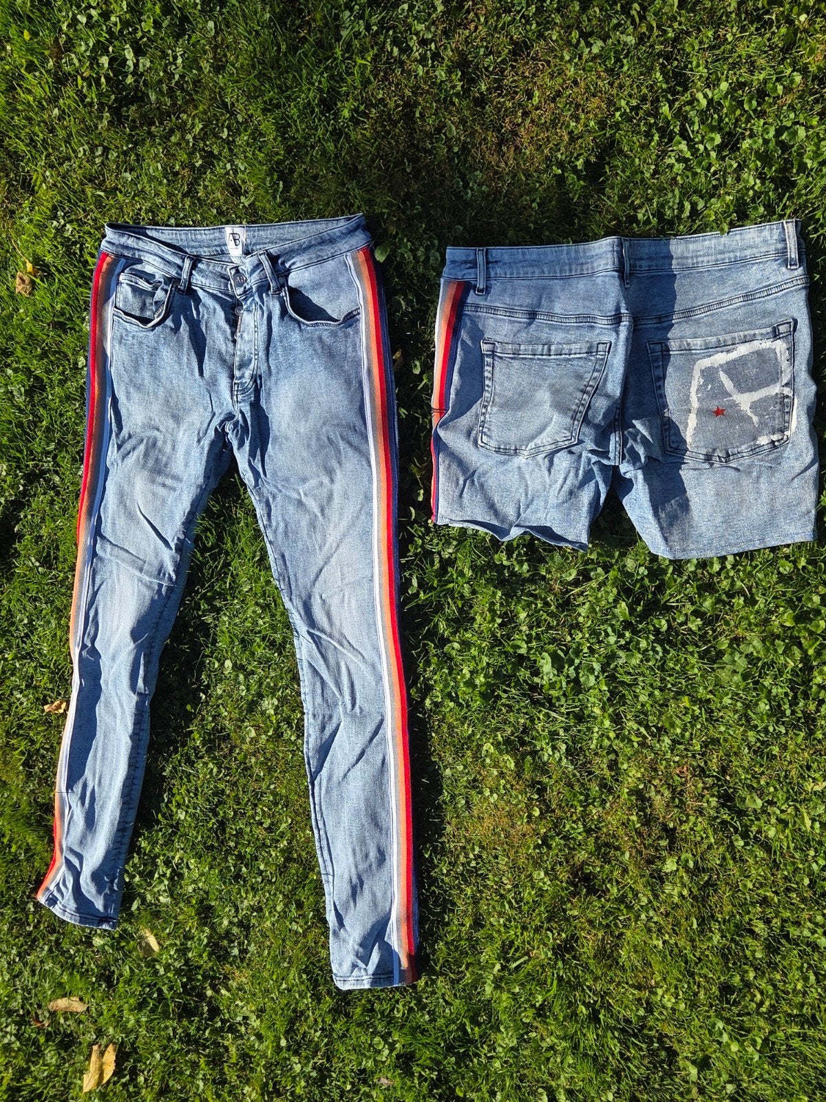 AB Lifestyle Jeans Set: Lange & Korte Broek - Maat 34, Ophalen of Verzenden