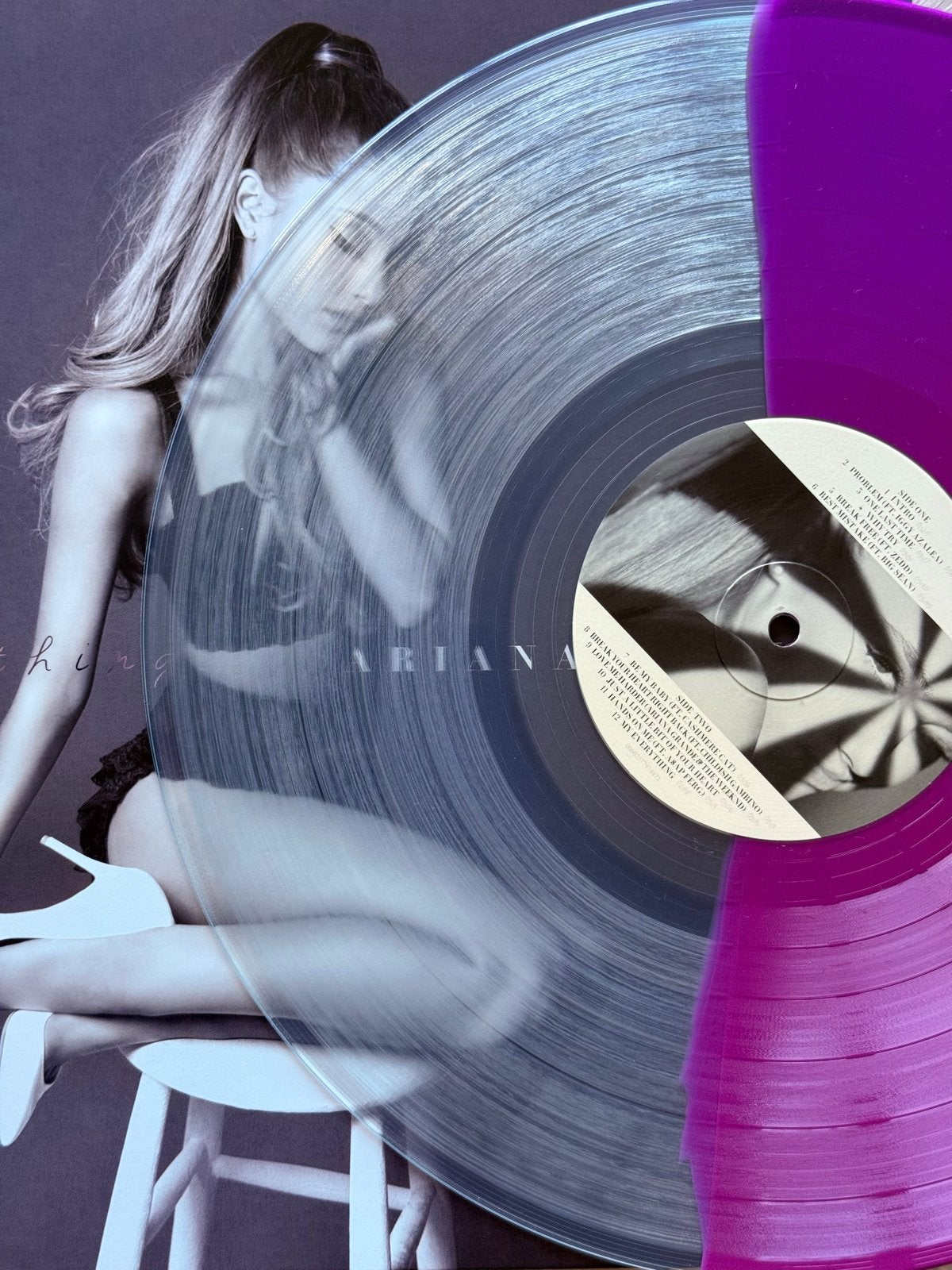 Ariana Grande - My Everything (Limited Clear/Lavender Vinyl), Colored vinyl, Ophalen of Verzenden, Zo goed als nieuw, 12 inch