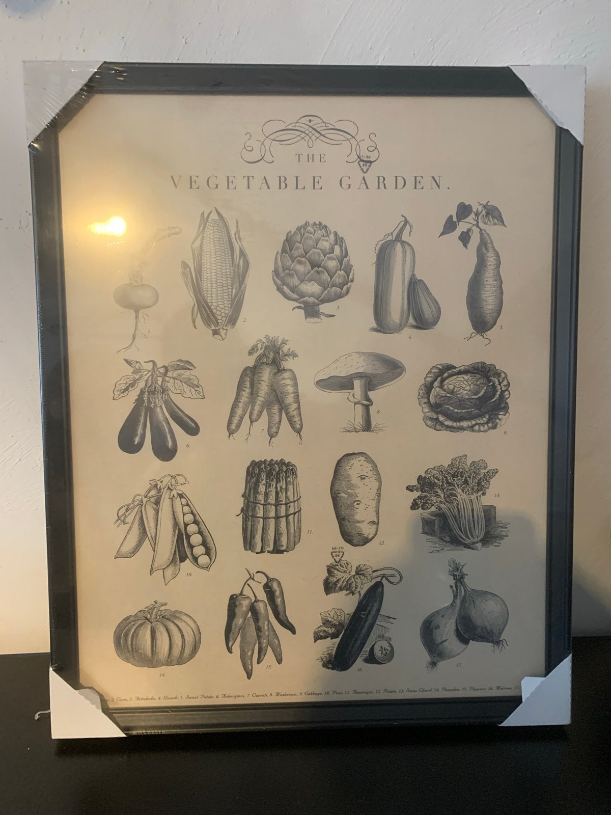 2 lijsten! IKEA Kruidentuin Print 40x50 cm en groente print, Ophalen, 50 – 75, Minder dan 50 cm, Nieuw