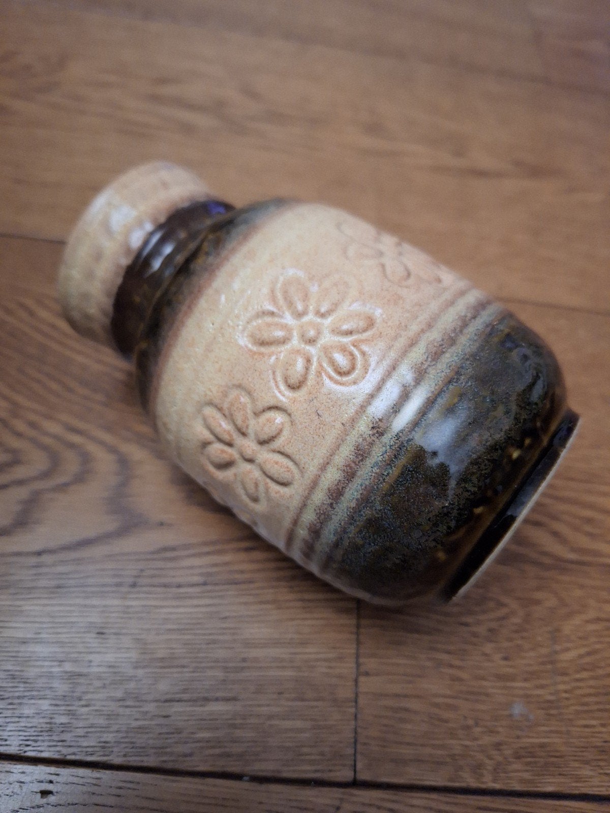 West Germany Bay vaasje - Vintage keramiek. 14cm hoog., Ophalen of Verzenden