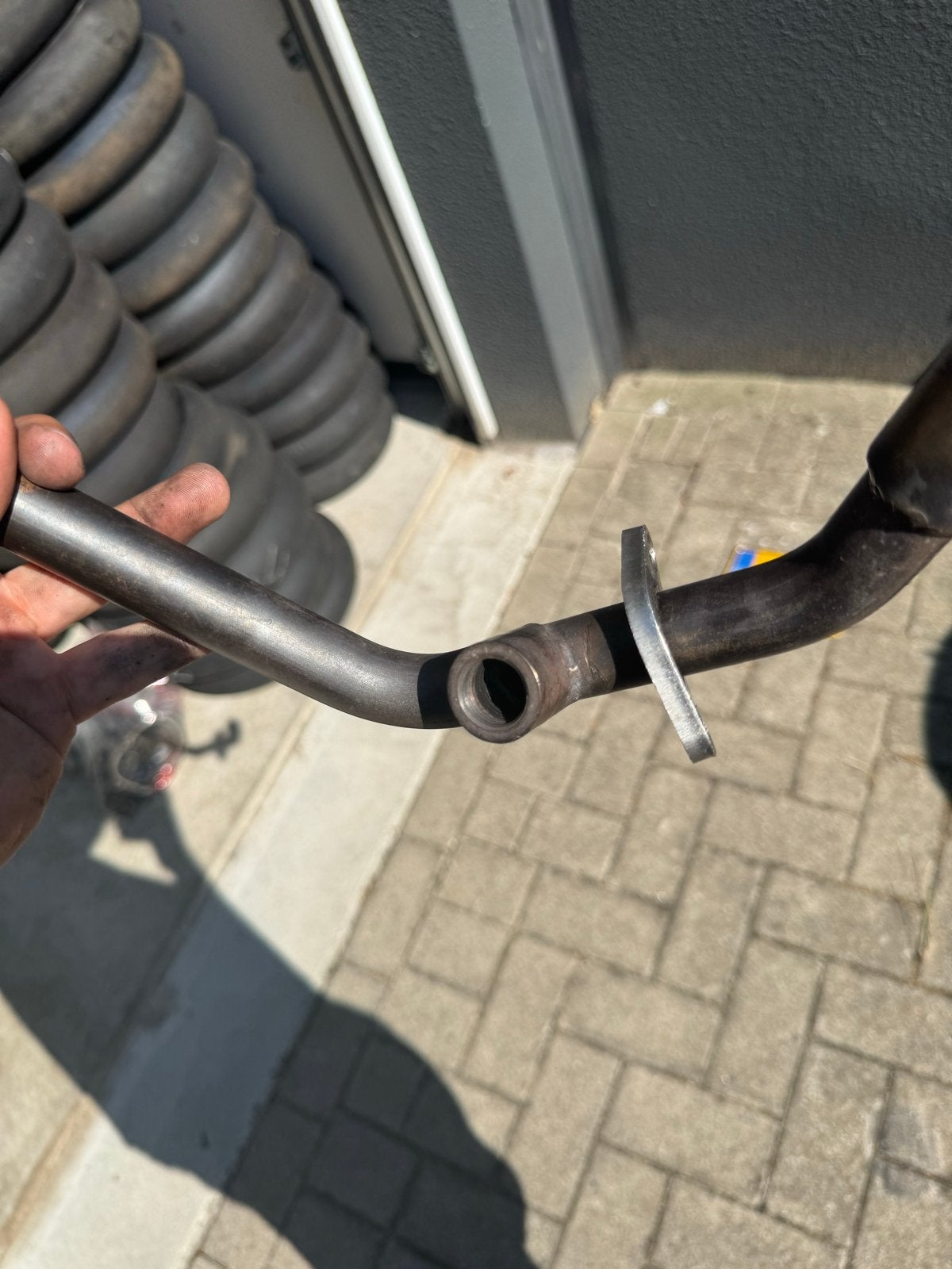 Piaggio E4 Akrapovic voorbocht 80cc, Ophalen of Verzenden, Gebruikt, Uitlaat, Piaggio