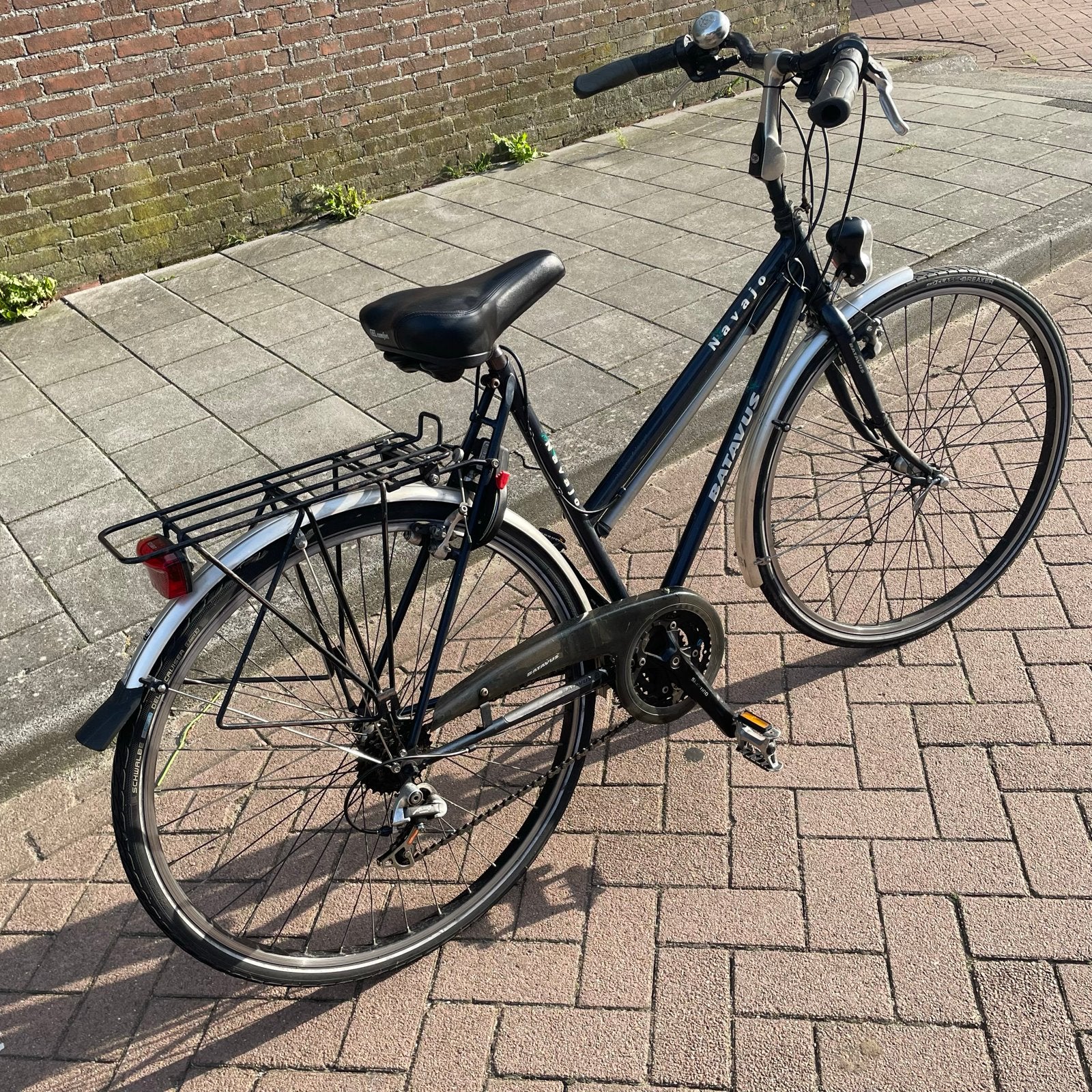 Batavus Navajo Damesfiets - Comfortabel en Betrouwbaar, Velgrem, Versnellingen, Batavus, Ophalen of Verzenden