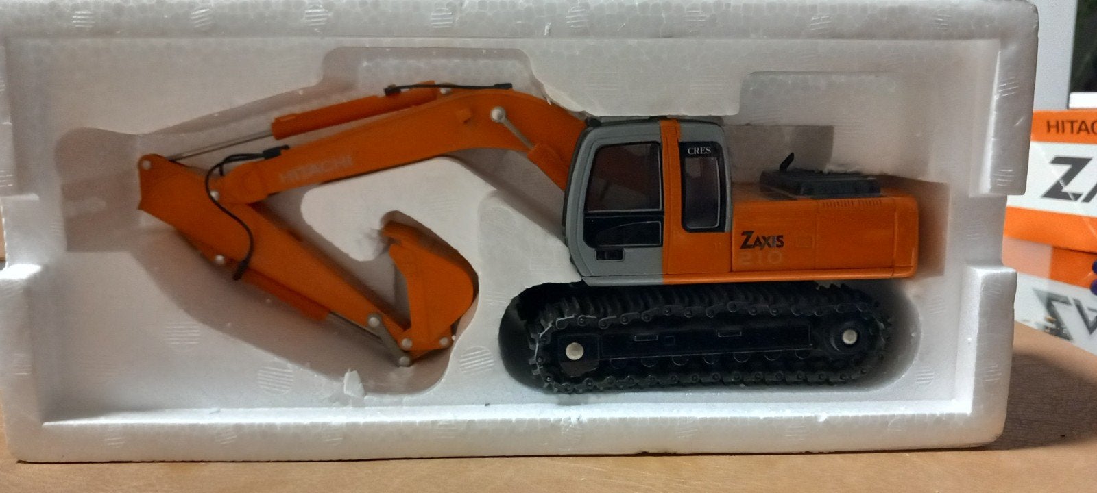 Hitachi Zaxis 210 Graafmachine Model 1:40 Schaal, Hobby en Vrije tijd, Overige merken, 1:32 tot 1:50, Overige typen, Ophalen of Verzenden