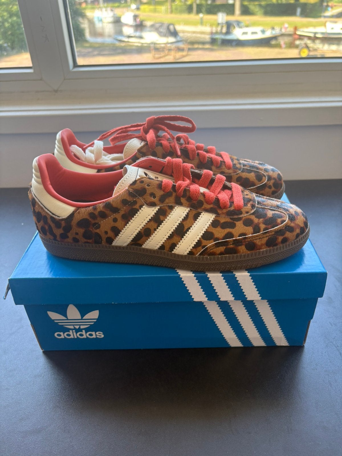 Adidas Samba Preloved Red Leopard | EU 39 1/3, Overige kleuren, Nieuw, Ophalen of Verzenden, Sneakers of Gympen