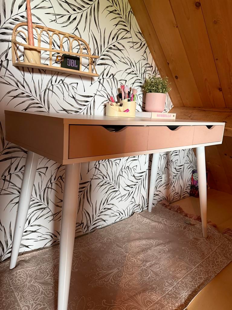 H&M home kleed met franjes vintage rose design 70 bij 140 cm, Ophalen of Verzenden, Zo goed als nieuw