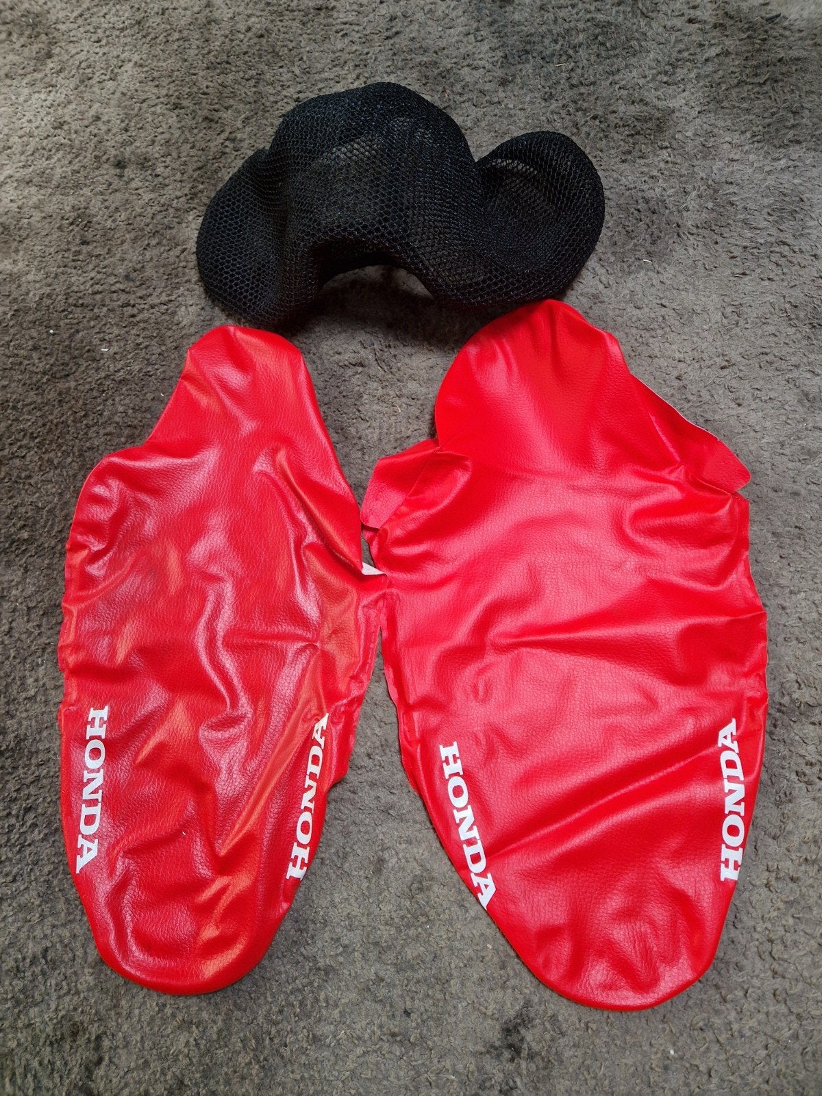 Zadelhoes CRF300L en 300L Rally - Rood met Honda logo, Ophalen of Verzenden, Gebruikt