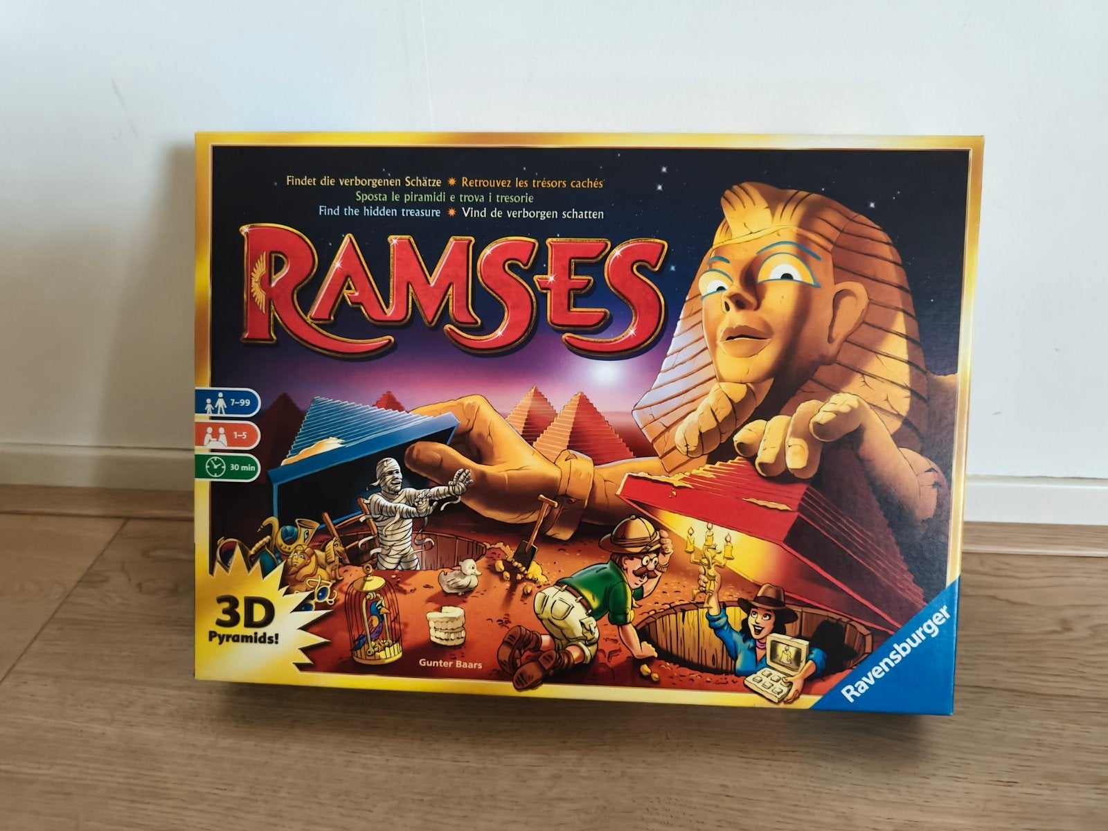 Ramses bordspel - Zo goed als nieuw, Hobby en Vrije tijd, Gezelschapsspellen | Bordspellen, Drie of vier spelers, Ophalen of Verzenden
