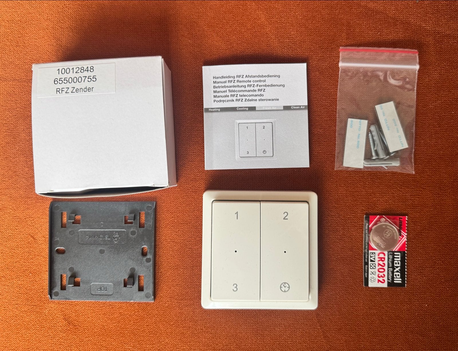 Draadloze Afstandsbediening mechanische ventilatie, Ophalen of Verzenden, Nieuw, Overige merken, Schakelaar
