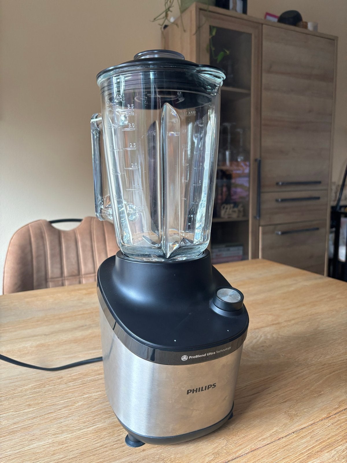 Philips HR3760 Blender - Krachtige 1500W ProBlend Ultra, Ophalen of Verzenden, Gebruikt, Blender