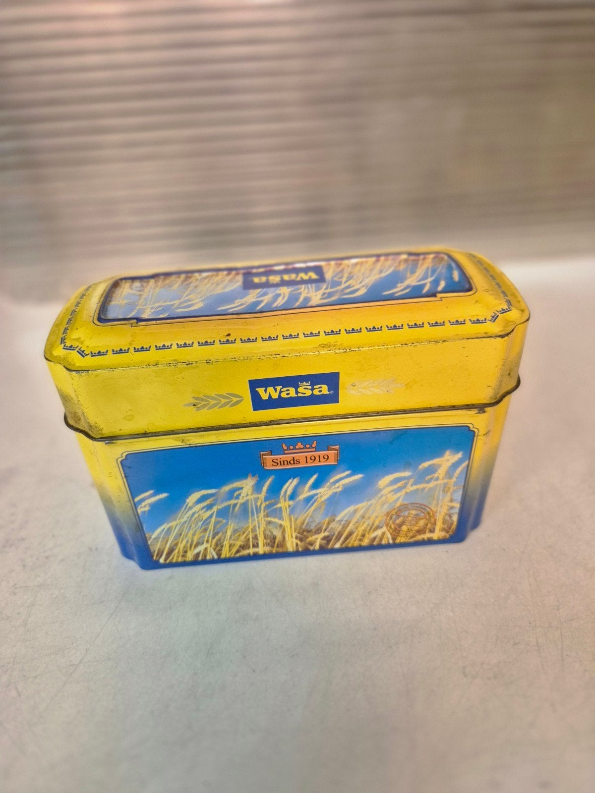wasa blik, Ophalen of Verzenden, Gebruikt, Overige