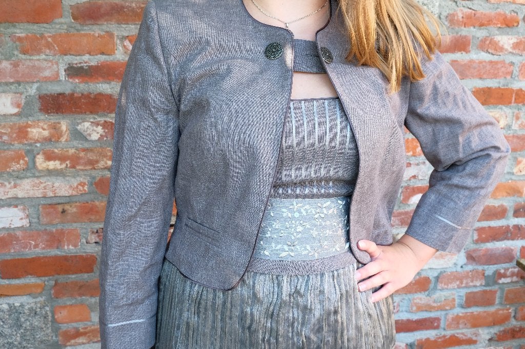 dirndl jurk met jasje Perry maat 38, Maat 38/40 (M), Ophalen of Verzenden, Kleding, Overige thema's
