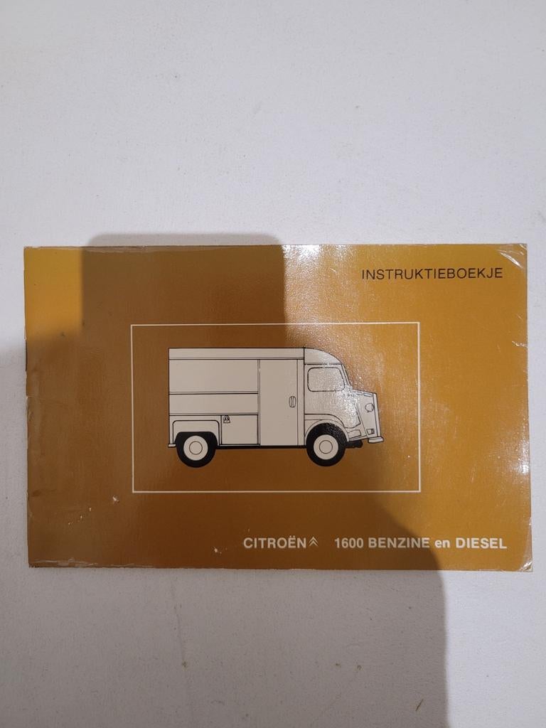 Citroën HY Instructieboekje 1600 Benzine en Diesel, Ophalen