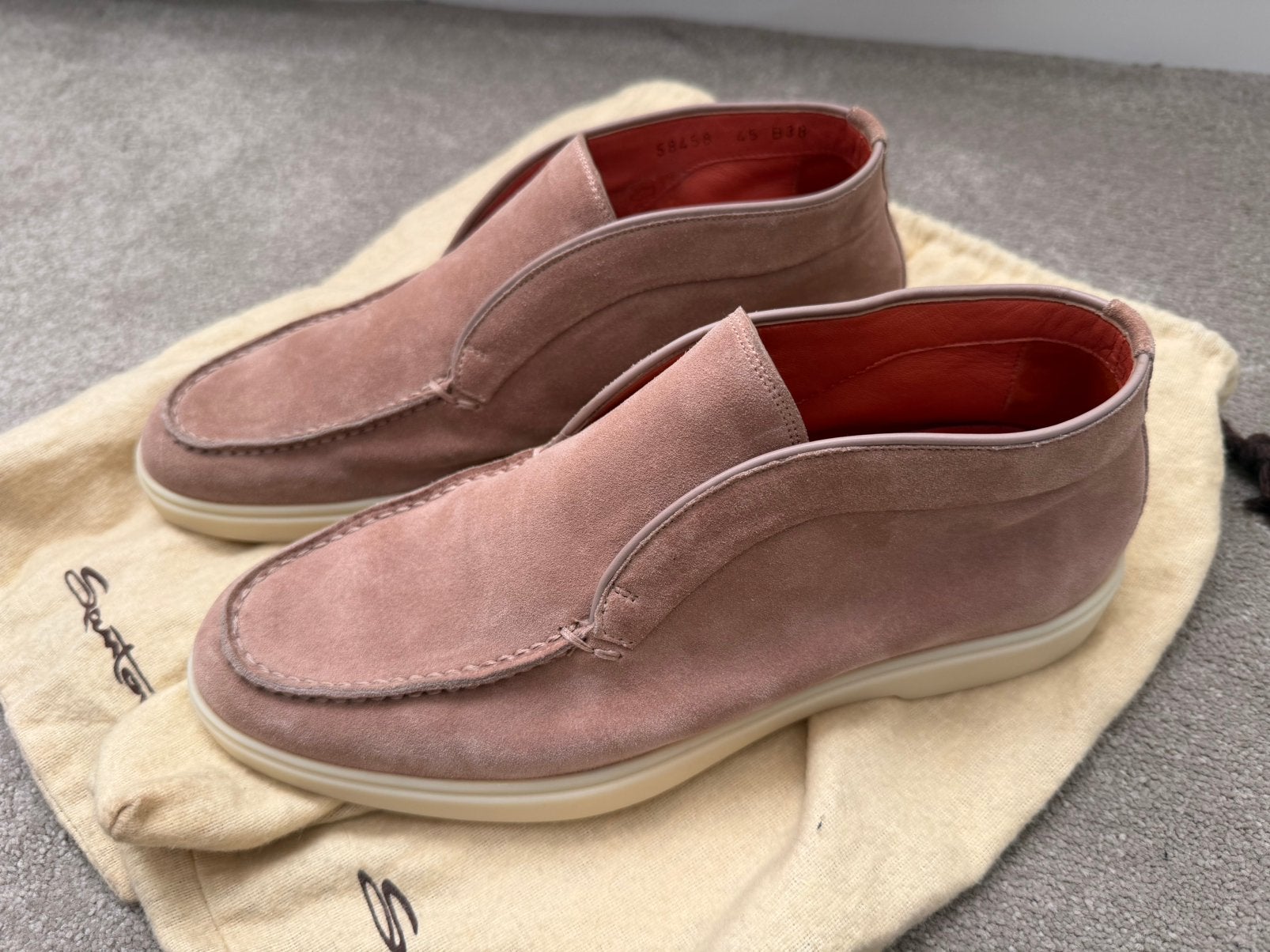 Santoni desert boots, Hoge laarzen, Beige, Ophalen of Verzenden, Zo goed als nieuw