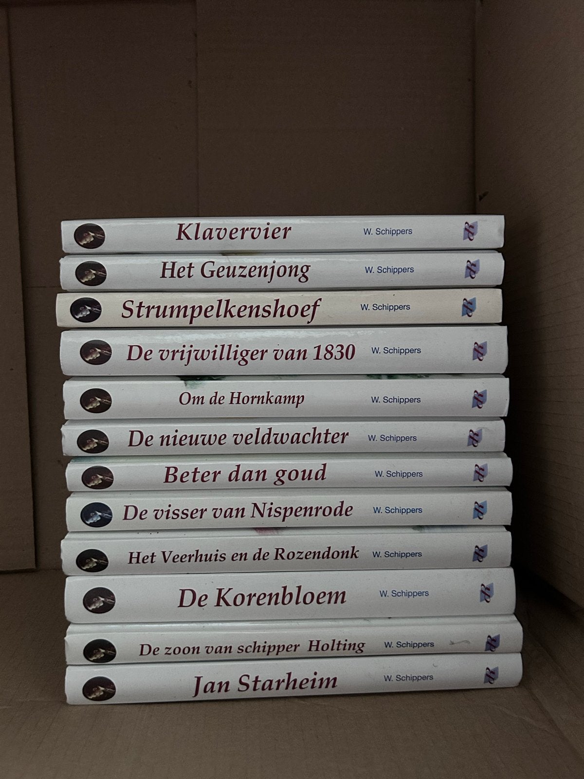 12 boeken van W. Schippers, Boeken, Ophalen of Verzenden, Zo goed als nieuw, Nederland