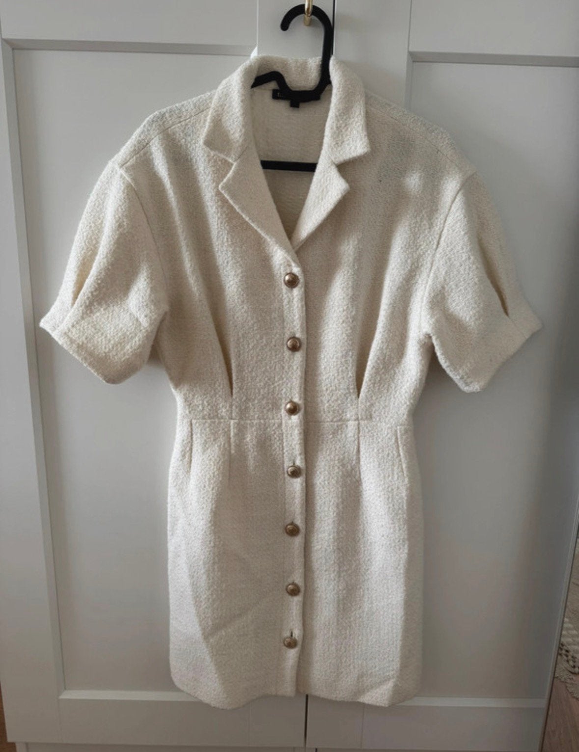 Jurkje Maje 36, Kleding | Dames, Verzenden, Wit, Zo goed als nieuw, Maat 36 (S)