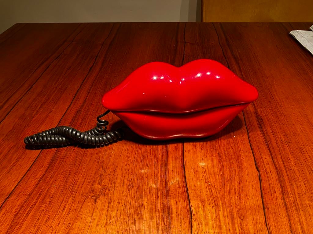 Retro telefoon lippen TeleMania, Ophalen of Verzenden, Gebruikt