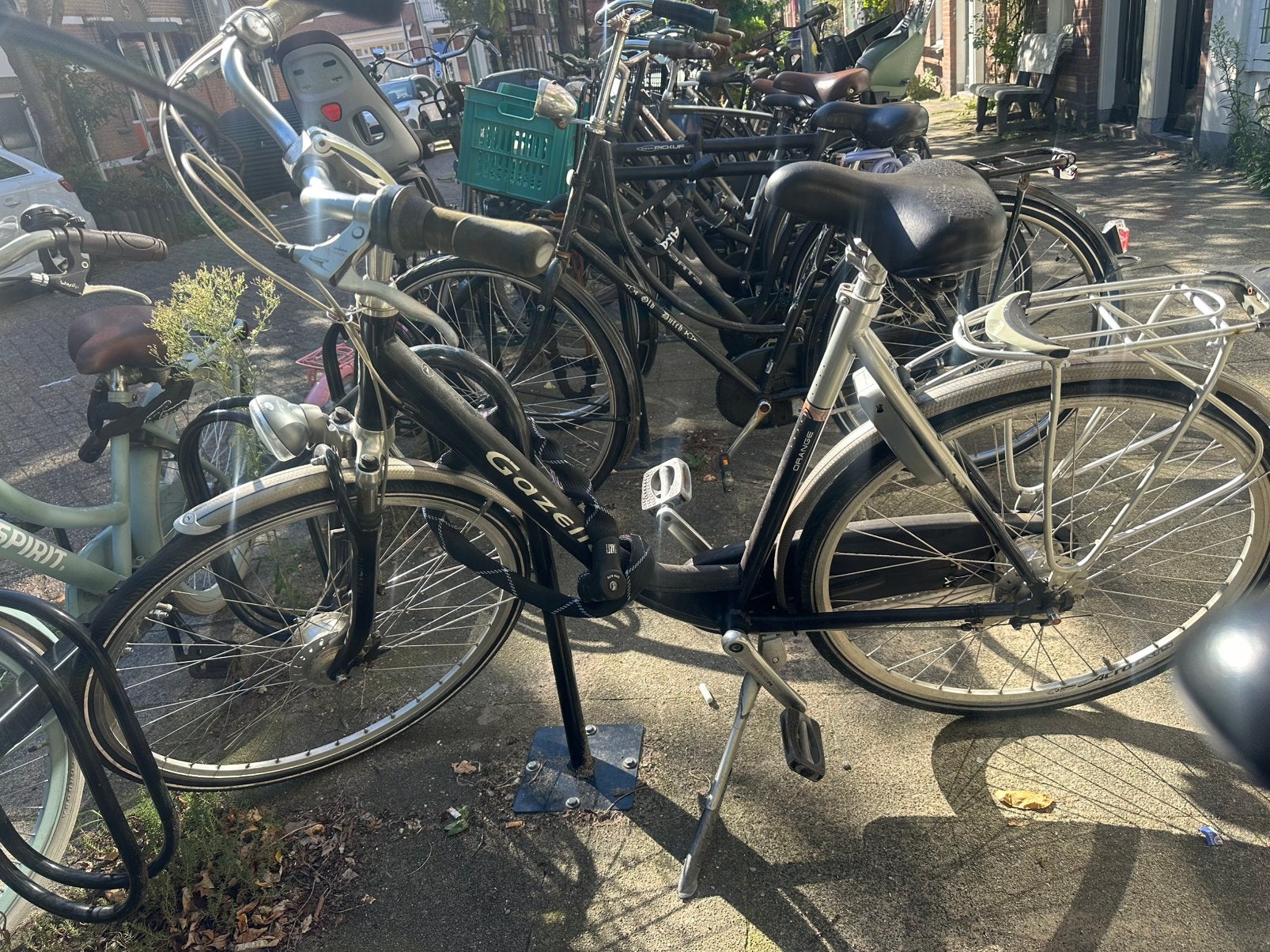 Nette (stations)fiets te koop met of zonder nieuw Abus slot, Fietsen en Brommers, Ophalen, Gebruikt, Versnellingen, 56 cm of meer